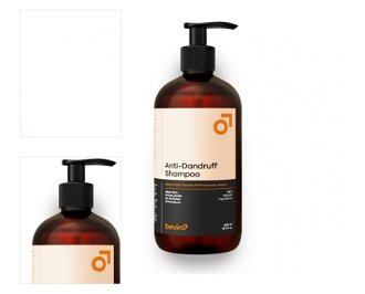 Prírodný šampón pre mužov proti lupinám Beviro Anti-Dandruff Shampoo - 500 ml (BV319) + darček zadarmo 4