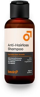 Prírodný šampón pre mužov proti padaniu vlasov Beviro Anti-Hairloss Shampoo - 100 ml (BV320) + darček zadarmo 2