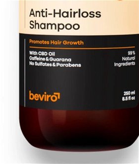 Prírodný šampón pre mužov proti padaniu vlasov Beviro Anti-Hairloss Shampoo - 250 ml (BV315) + darček zadarmo 8