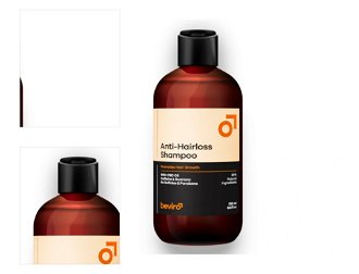 Prírodný šampón pre mužov proti padaniu vlasov Beviro Anti-Hairloss Shampoo - 250 ml (BV315) + darček zadarmo 4