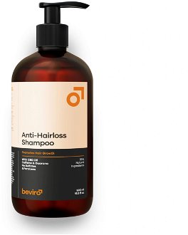 Prírodný šampón pre mužov proti padaniu vlasov Beviro Anti-Hairloss Shampoo - 500 ml (BV321) + darček zadarmo 2