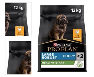 Pro Plan granuly Large Puppy Robust Healthy Start kuracie 12kg 4