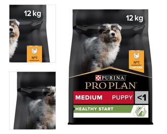 Pro Plan granuly Medium Puppy Healthly start kuracie 12kg 4