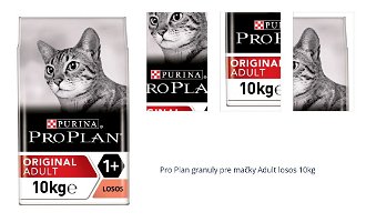 Pro Plan granuly pre mačky Adult losos 10kg 1