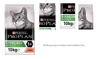 Pro Plan granuly pre mačky Cat Sterilised losos 10kg 1