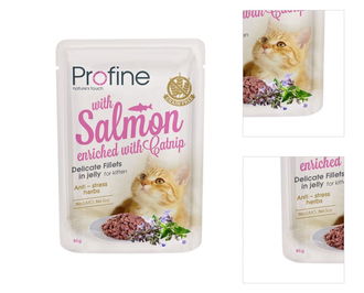 Profine Pouch Fillets in Jelly 85g - Kitten Salmon 3