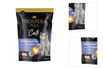 Prospera cat kapsička Adult Sterilized kura s mrkvou 85 g 3