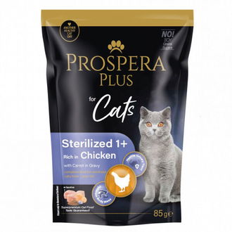 Prospera cat kapsička Adult Sterilized kura s mrkvou 85 g 2