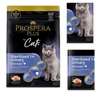 Prospera plus cat Sterilized Urinary 2 kg 3