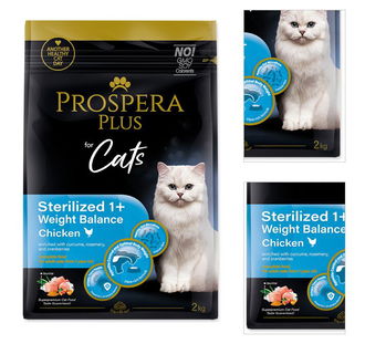 Prospera plus cat sterilized Weight Balance 2 kg 3