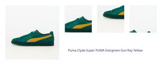 Puma Clyde Super PUMA Evergreen-Sun Ray Yellow 1