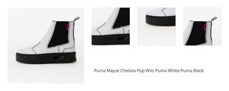 Puma Mayze Chelsea Pop Wns Puma White-Puma Black 1