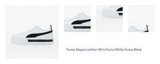 Puma Mayze Leather Wn's Puma White-Puma Black 1