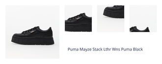 Puma Mayze Stack Lthr Wns Puma Black 1