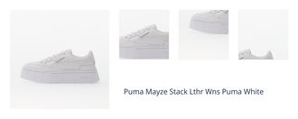 Puma Mayze Stack Lthr Wns Puma White 1