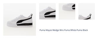 Puma Mayze Wedge Wns Puma White-Puma Black 1