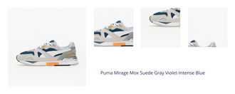 Puma Mirage Mox Suede Gray Violet-Intense Blue 1