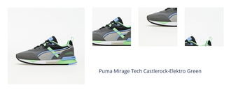 Puma Mirage Tech Castlerock-Elektro Green 1