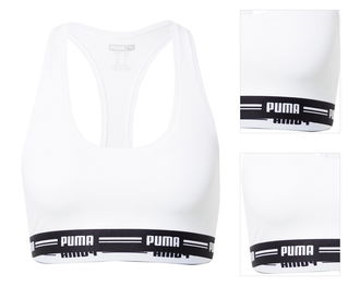 PUMA Podprsenka  čierna / biela 3