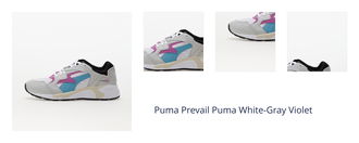 Puma Prevail Puma White-Gray Violet 1