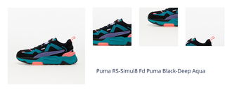 Puma RS-Simul8 Fd Puma Black-Deep Aqua 1