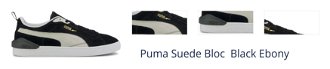 Puma Suede Bloc  Black Ebony 1