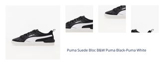 Puma Suede Bloc B&W Puma Black-Puma White 1