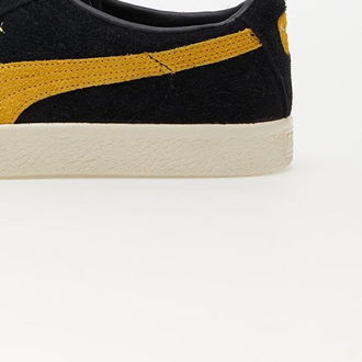 Puma Suede VTG Hairy Suede Puma Black-Mustard Seed 9