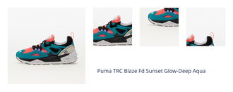 Puma TRC Blaze Fd Sunset Glow-Deep Aqua 1