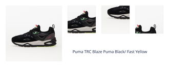 Puma TRC Blaze Puma Black/ Fast Yellow 1