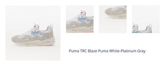 Puma TRC Blaze Puma White-Platinum Gray 1