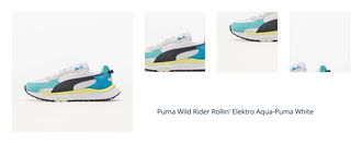 Puma Wild Rider Rollin' Elektro Aqua-Puma White 1