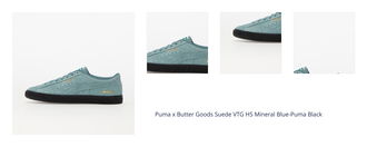 Puma x Butter Goods Suede VTG HS Mineral Blue-Puma Black 1