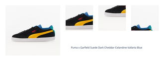 Puma x Garfield Suede Dark Cheddar-Celandine-Vallarta Blue 1