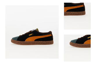 Puma x P.A.M. Suede VTG Dark Chocolate-Burnt Olive-Orange Brick-Balsam Green 3