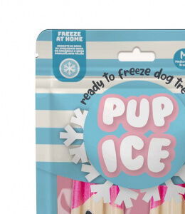 PUP ICE pochúťka chladiacas jahodou a banánom 90 g 6