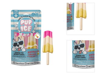 PUP ICE pochúťka chladiacas jahodou a banánom 90 g 3