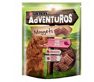 Purina ADVENTUROS Nuggets pochúťka pre psov Diviačia príhuť 90 g 2