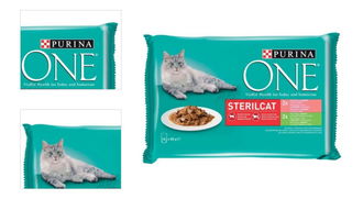 Purina One kapsička pre mačky Sterilcat morka, fazuľa, losos, mrkva 4 x 85 g 4