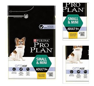 Purina PRO PLAN Dog Adult 9+ Small &amp; Mini - 3kg 3