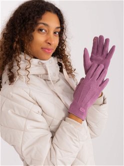 Purple Women's Touch Gloves