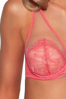 Push-up podprsenka Ava Lingerie 2073 Korálová 65F 8