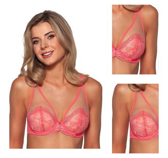 Push-up podprsenka Ava Lingerie 2073 Korálová 75B 3