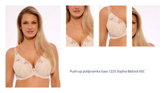 Push-up podprsenka Gaia 1225 Sophia - bralette Béžová 65C 1