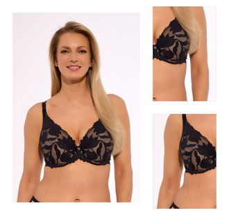 Push-up podprsenka Gaia 1225 Sophia - bralette Čierna 65C 3