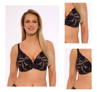 Push-up podprsenka Gaia 1225 Sophia - bralette Čierna 75D 3