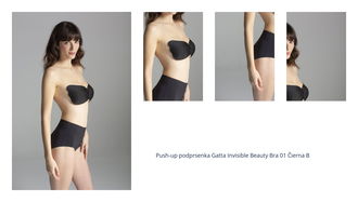 Push-up podprsenka Gatta Invisible Beauty Bra 01 Čierna B 1