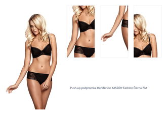 Push-up podprsenka Henderson KASSIDY Fashion Čierna 70A 1