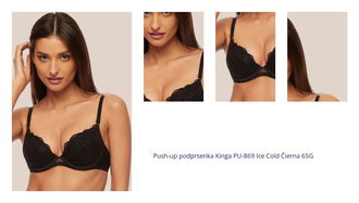 Push-up podprsenka Kinga PU-869 Ice Cold Čierna 65G 1