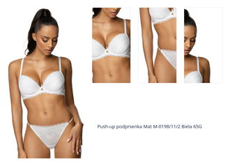 Push-up podprsenka Mat M-0198/11/2 Biela 65G 1